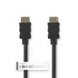 Nedis CVGT34000BK100 Hochgeschwindigkeits-HDMI-Kabel mit Ethernet-HDMI-Anschluss, HDMI-Anschluss, 10 m, Schwarz