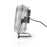 Nedis fnfl10ccr30 Bodenventilator Durchmesser 30 cm 3 Geschwindigkeiten Chrom