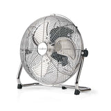Nedis fnfl10ccr30 Bodenventilator Durchmesser 30 cm 3 Geschwindigkeiten Chrom