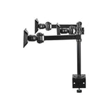 Nedis ergotmm100bk ergonomische Monitorhalterung, drei Monitorarme, dreh- und neigbar, schwarz