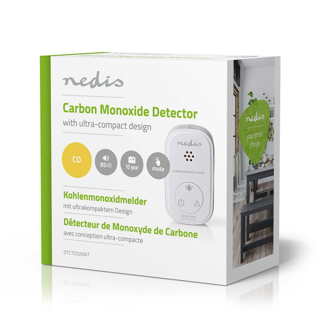 Nedis dtctco20wt Kohlenmonoxid|Kohlenmonoxid
