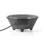 Nedis bbqe112bk Elektrogrill rund 30 cm 1250 Watt