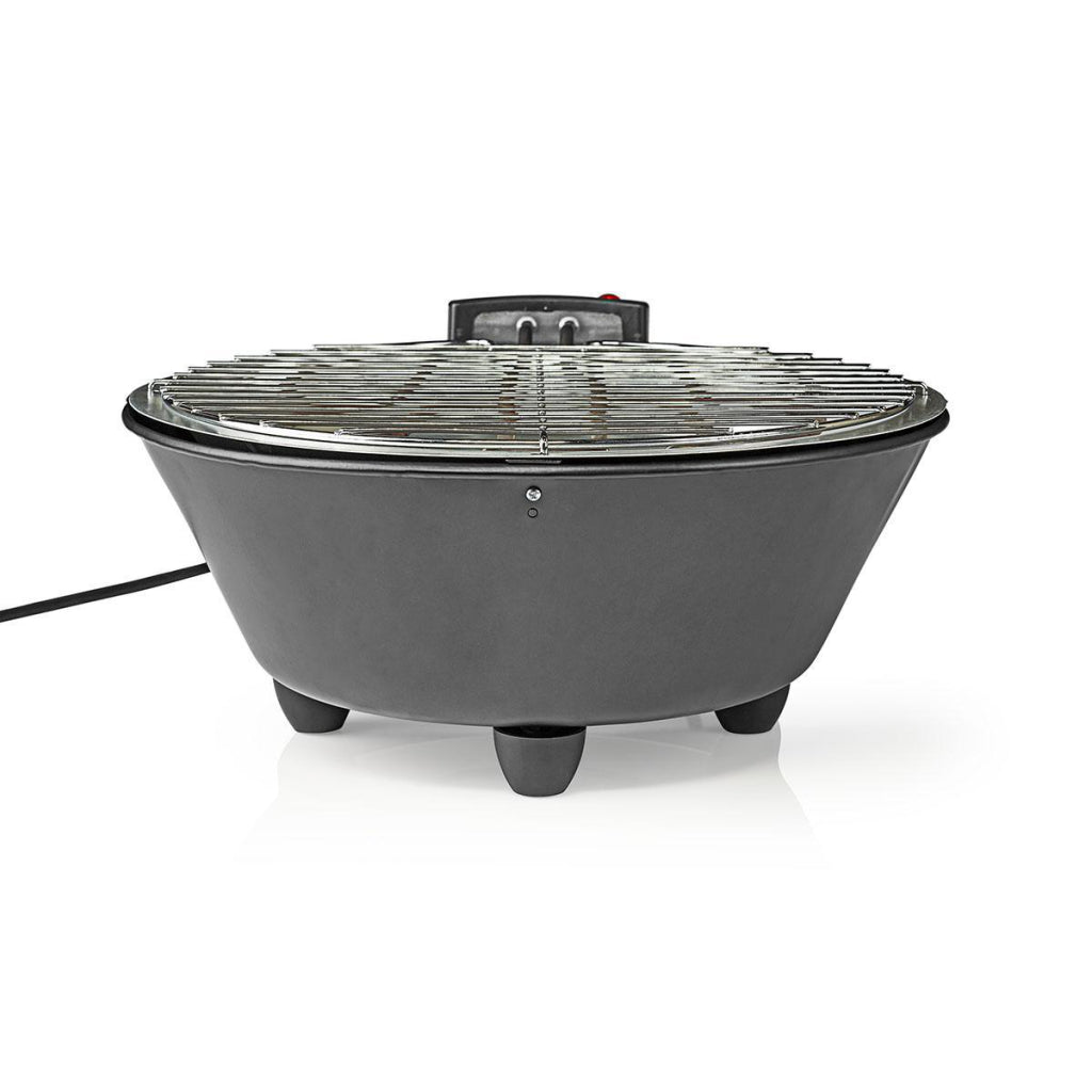 Nedis bbqe112bk Elektrogrill rund 30 cm 1250 Watt