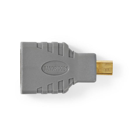 Bandridge BVP130 HDMI-Adapter HDMI-Mikroanschluss – HDMI-Buchse Grau