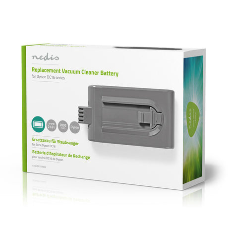 Nedis V2AHDY21V602 Staubsauger-Akku, Li-Ion, 21,6 V, 2 Ah, 43,2 Wh, Ersatz für Dyson DC16-Serie