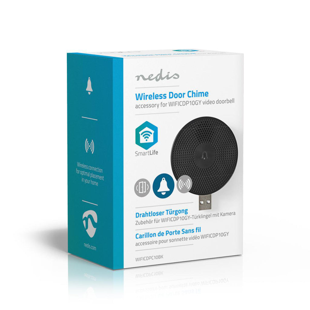 Nedis wificdpc10bk kabelloser Türklingelempfänger, Zubehör für wificdp10gy USB