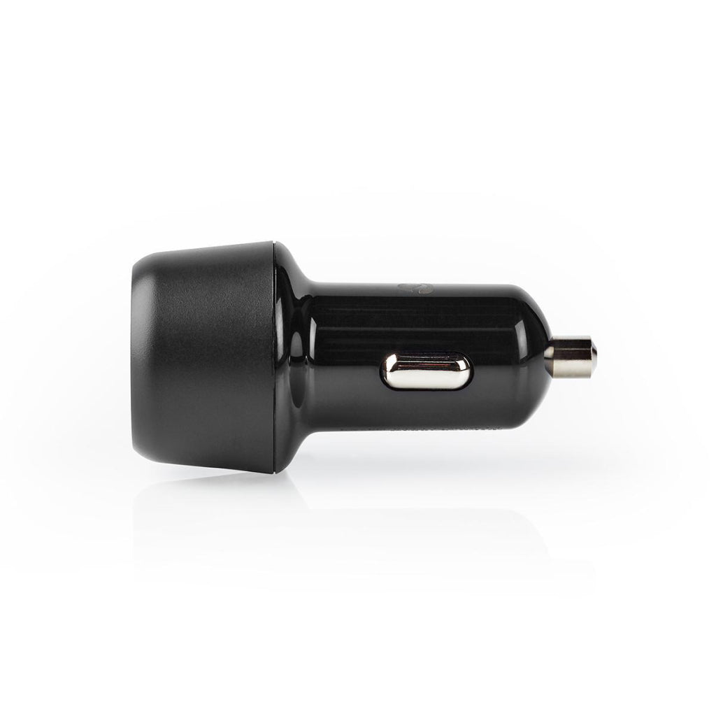 Nedis CCPD18W100BK Autoladegerät 3.0 A USB-A USB-C Power Delivery 18 W Schwarz