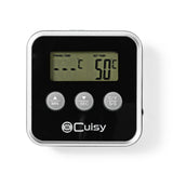Nedis kath105bk Fleischthermometer 0–250 °C, Digitalanzeige, Timer
