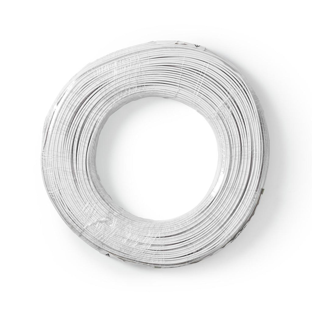 Nedis cagw0500wt1000 Lautsprecherkabel 2x 0,50 mm2 100 m Folienverpackung weiß