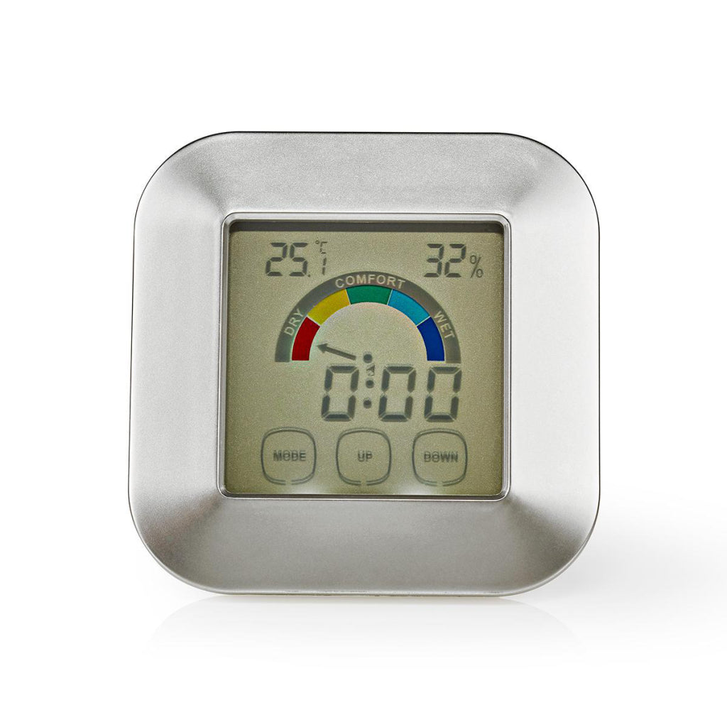 Nedis katr105si Hygrometer Temperaturmesser Zeit Touchscreen