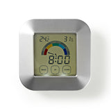Nedis katr105si Hygrometer Temperaturmesser Zeit Touchscreen