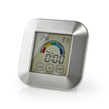 Nedis katr105si Hygrometer Temperaturmesser Zeit Touchscreen