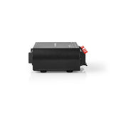 Nedis aswi2602bk Lautsprecherschalter 2 Ports Klemmanschluss schwarz