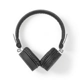 Nedis FSHP250AT Bluetooth®-Kopfhörer mit gewebtem Stoff überzogenem On-Ear | 18 Stunden Wiedergabezeit Anthrazitschwarz