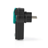 Nedis RFPOM120FBK RF Smart Plug Outdoor IP44 On Off RF Mesh Range Extender Schuko Typ F 3680 W