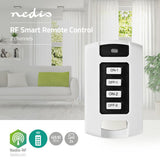 Nedis RFRC220WT RF-Smart-Fernbedienung 2 Kanäle