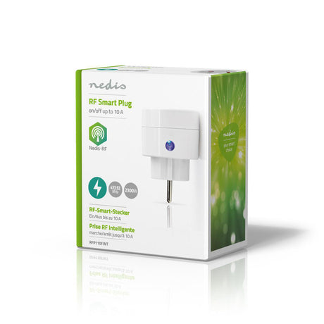 Nedis rfp110fwt RF Smart Plug On Off Schuko Typ F 2300 W