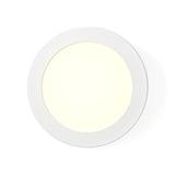 Nedis WIFILAW10WT WLAN-Deckenleuchte, rund, Durchmesser 17 cm, warm bis kaltweiß, 800 lm, 12 W, schlankes Design, Aluminium