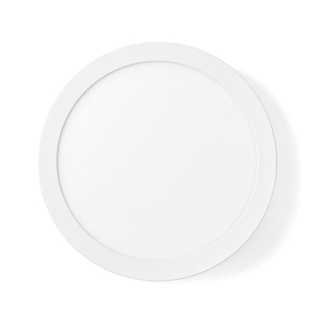 Nedis wifilaw20wt Wi-Fi Smart Deckenleuchte rund Oslash; 30 cm warm bis kaltweiß 1200 lm 18 W schlankes Design aus Aluminium