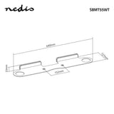 Nedis SBMT55WT Soundbar-Wandhalterung für Sonos® Beam max. 5 kg