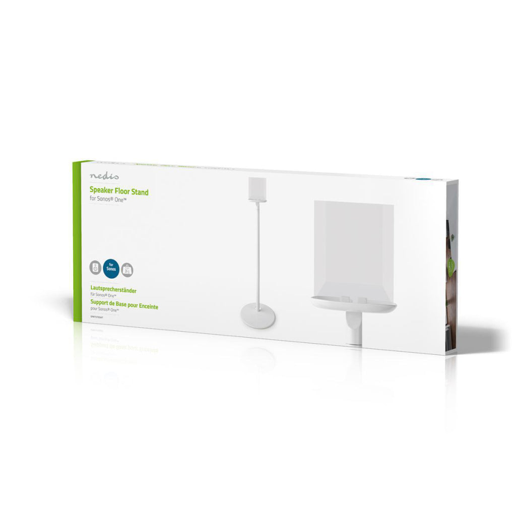 Nedis spmt5750wt Lautsprecher-Bodenständer für Sonos® One Sonos® Play:1 max. 3 kg fest
