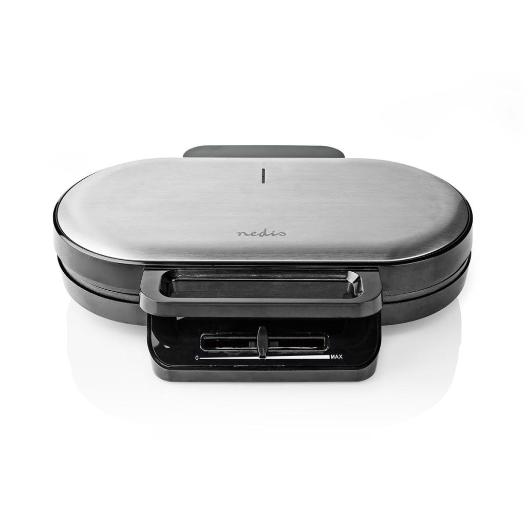 Nedis kawp110fbk Doppelwaffeleisen 2x 14 cm 1200 W schwarz