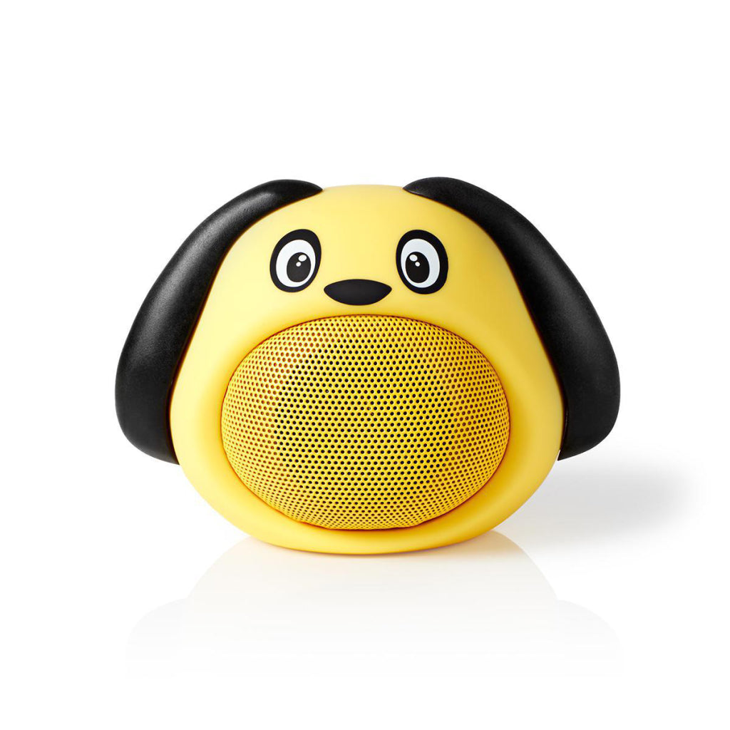 Nedis SPBT4110YW Animatics Bluetooth-Lautsprecher 3 Stunden Spielzeit Freisprechen mit staubigem Hund