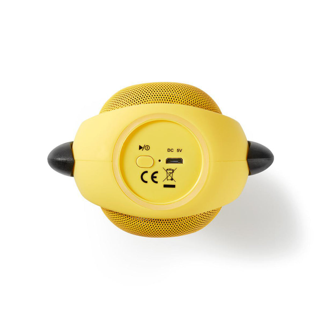 Nedis SPBT4110YW Animatics Bluetooth-Lautsprecher 3 Stunden Spielzeit Freisprechen mit staubigem Hund