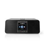 Nedis RDIN5005BK Internetradio 42 W Dab+ FM Bluetooth® Fernbedienung Schwarz Silber