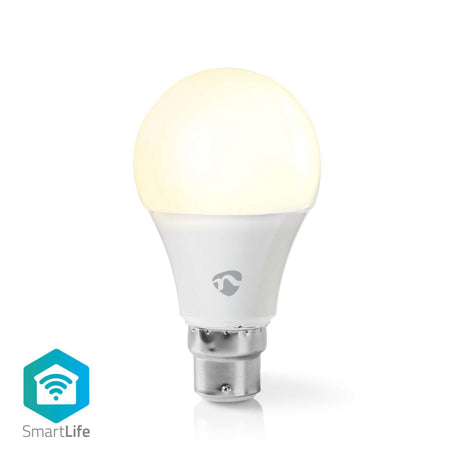 Nedis Wi-Fi LW12WTB22 SmartLife LED-Glühbirne Wi-Fi B22 800 lm 9 W Warmweiß 2700 K Energieklasse: A+ Android Trade; ios a60