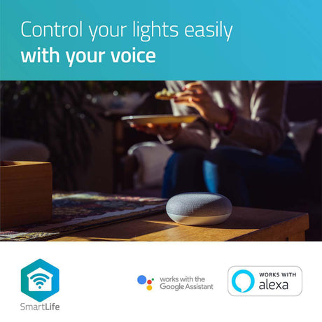Nedis Wi-Fi LW12WTB22 SmartLife LED-Glühbirne Wi-Fi B22 800 lm 9 W Warmweiß 2700 K Energieklasse: A+ Android Trade; ios a60