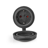 Nedis wifipo110fbk smartlife smart plug wifi ip44 3680w schwarz