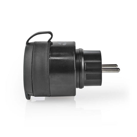 Nedis wifipo110fbk smartlife smart plug wifi ip44 3680w schwarz