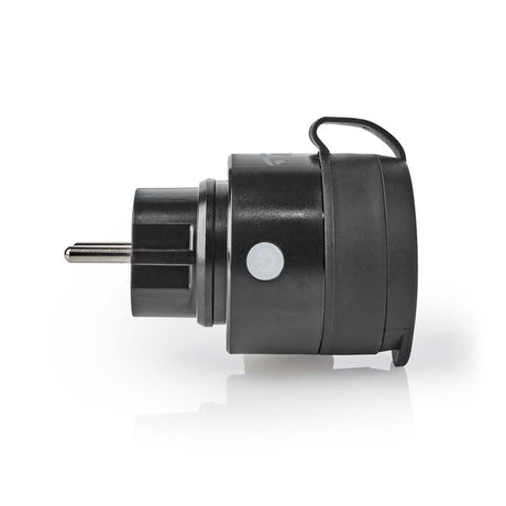 Nedis wifipo110fbk smartlife smart plug wifi ip44 3680w schwarz