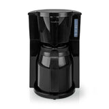 Nedis kacm250ebk Kaffeemaschine, maximale Kapazität: 1,0 l, 8 Warmhaltefunktion, Schwarz