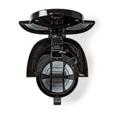 Nedis kacm250ebk Kaffeemaschine, maximale Kapazität: 1,0 l, 8 Warmhaltefunktion, Schwarz