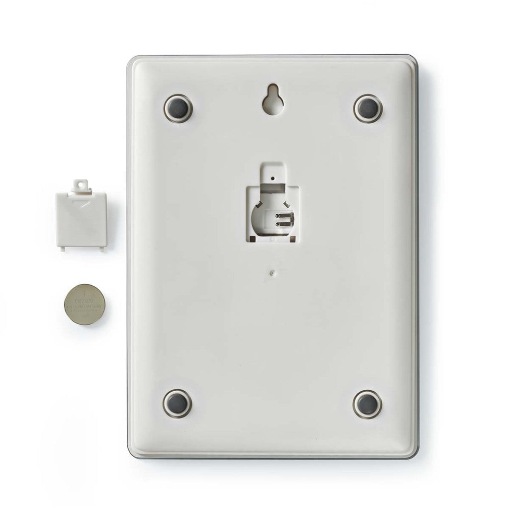 Nedis kasc610wt digitale Küchenwaage aus Glas und Kunststoff, weiß