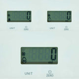 Nedis kasc610wt digitale Küchenwaage aus Glas und Kunststoff, weiß