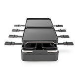 Nedis fcra300fbk8 Raclette-Steingrill für 8 Personen