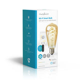 Nedis Wi-Fi LRT10ST64 SmartLife LED-Glühlampe, WLAN, E27, 360 lm, 4,9 W, warm bis kaltweiß, 1800–6500 K, Glas, Android Trade; ios st64