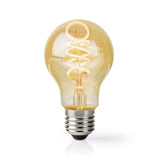 Nedis Wi-Fi LRT10A60 SmartLife LED-Glühlampe, WLAN, E27, 360 lm, 4,9 W, warm bis kaltweiß, 1800–6500 K, Glas, Android Trade; iOS-Peer