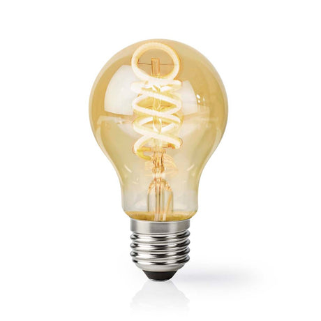 Nedis Wi-Fi LRT10A60 SmartLife LED-Glühlampe, WLAN, E27, 360 lm, 4,9 W, warm bis kaltweiß, 1800–6500 K, Glas, Android Trade; iOS-Peer