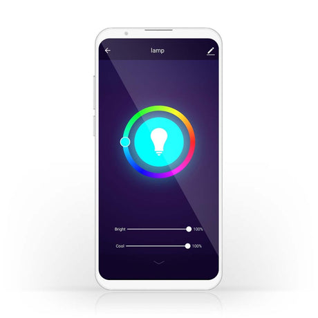 Nedis wifilrc10e27 smartlife mehrfarbige Lampe Wi-Fi E27 806 lm 9 W RGB warm bis kaltweiß Android Trade; iOS-Peer