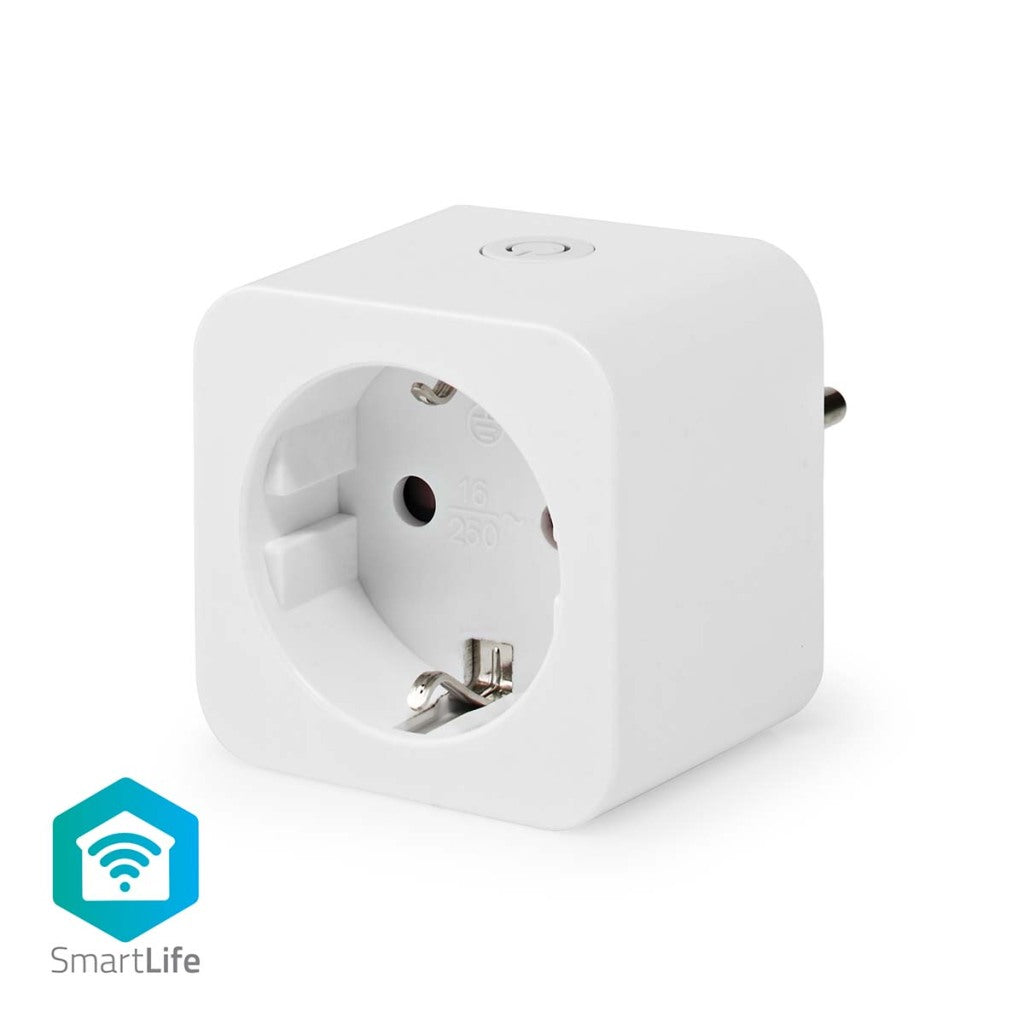 Nedis Wi-Fi P131FWT SmartLife Smart Plug Wi-Fi 1 Stück 3680 W Typ F (CEE 7 3) -10 - 45 °C Android IOS weiß