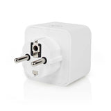 Nedis Wi-Fi P131FWT SmartLife Smart Plug Wi-Fi 1 Stück 3680 W Typ F (CEE 7 3) -10 - 45 °C Android IOS weiß