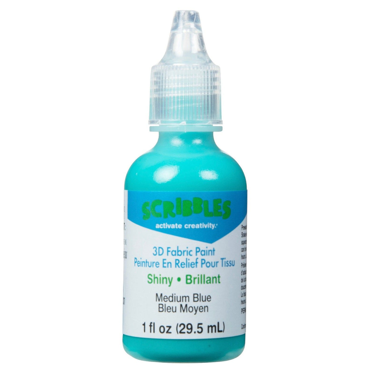 Scribbles • 3D-Textilfarbe glänzend 29,5 ml Hellblau
