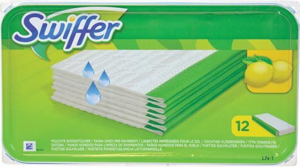 Swiffer feuchte Bodentücher, 12 Tücher
