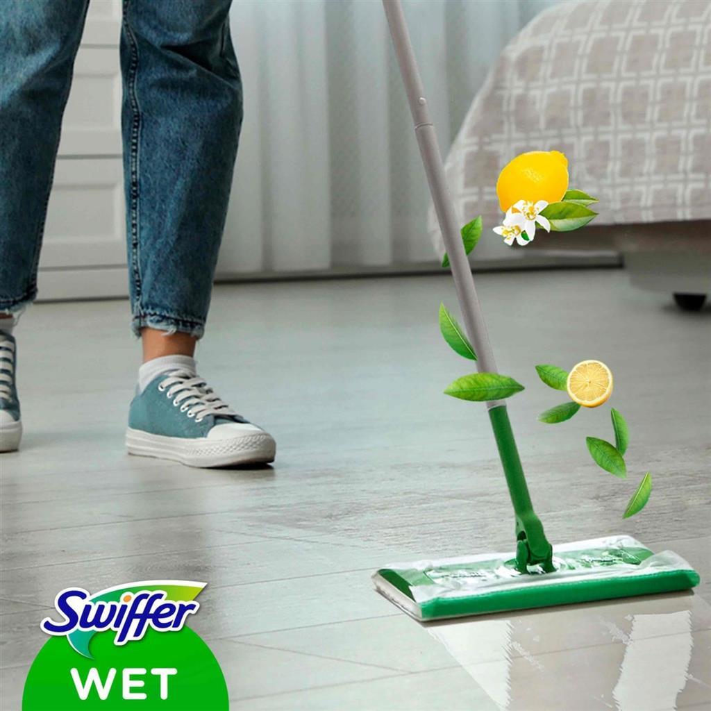 Swiffer Nassbodenwischer wischt zitrusfrisch 24 Stück
