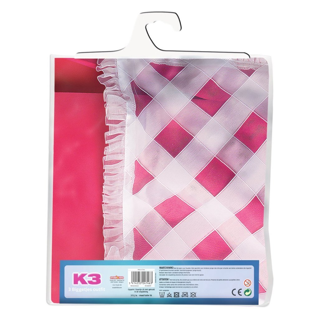 Studio 100 k3 Kostüm 3 Ferkel Gr. 134