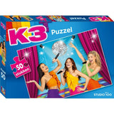 K3 Puzzle 50 Teile alle Farben | 2 Stk
